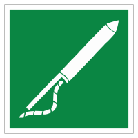 Знак безопасности 4.22 Линеметательное устройство